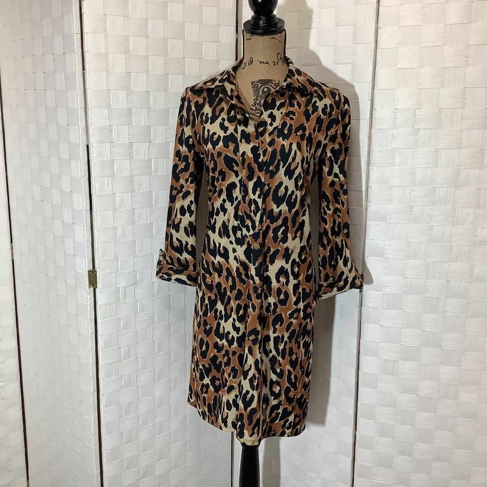 inc international concepts animal print dress size medium